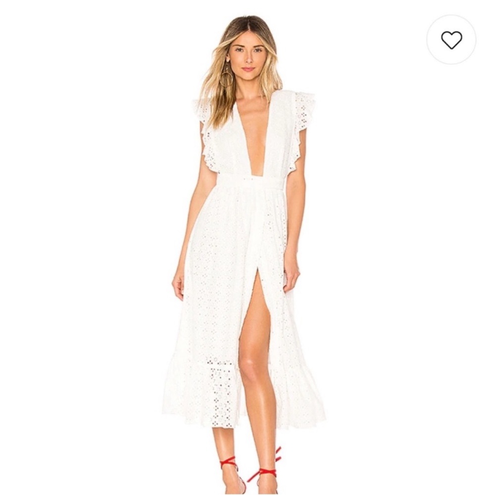Revolve Majorelle eyelet lace dress
